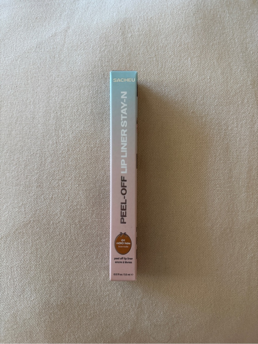 Sacheu Peel-Off Lip Liner Stay-N in 01 nOOHde NIB NWT